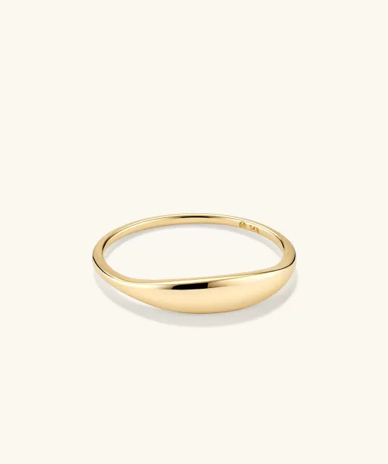 Cheap Slim Signet Ring Rings