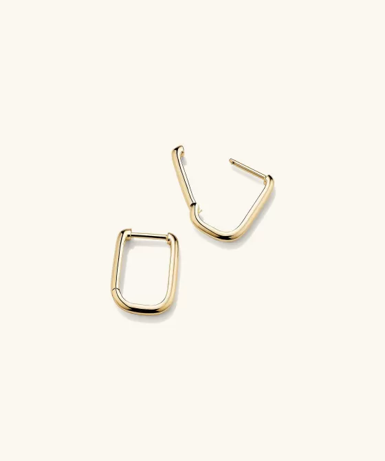New Small U Hoops Earrings