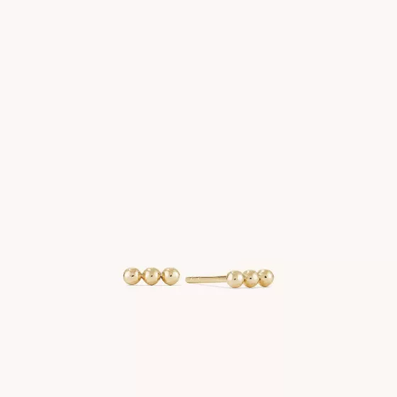 Hot Spheres Bar Studs Earrings