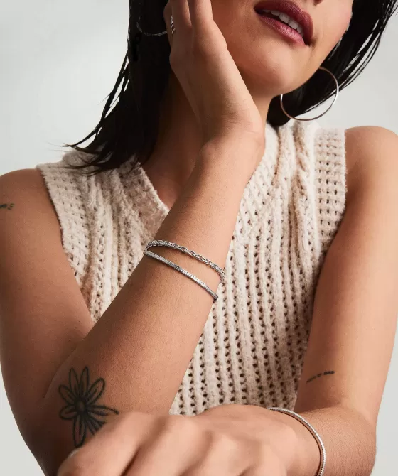 Cheap Trace Rectangle Chain Bracelet Bracelets