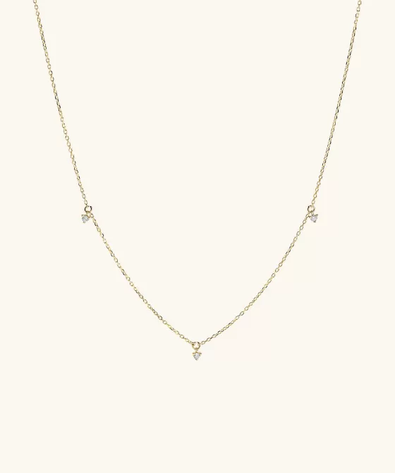 Cheap Trio Diamond Necklace Necklaces