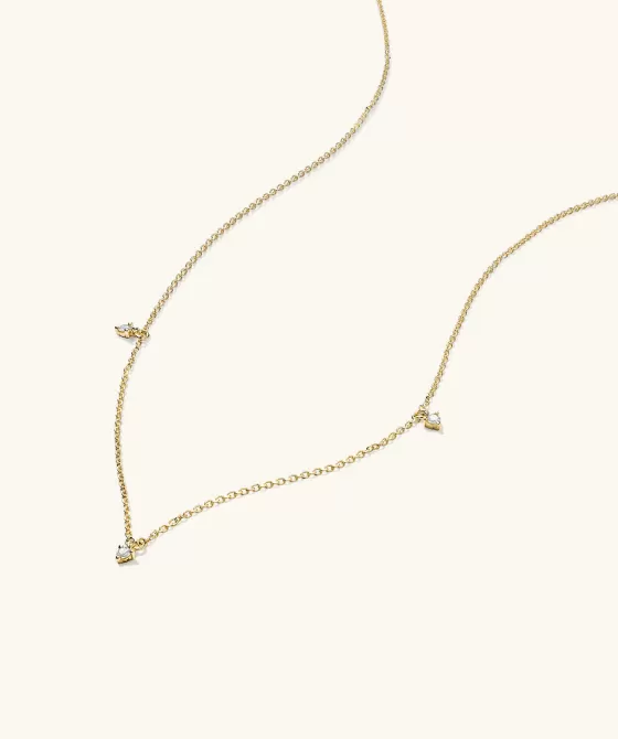 Cheap Trio Diamond Necklace Necklaces