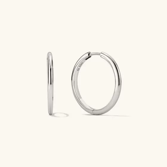 Sale Tube Large Hoops Earrings