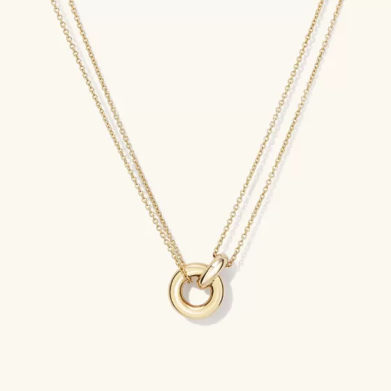 Hot Vermeil Linked Necklace Necklaces