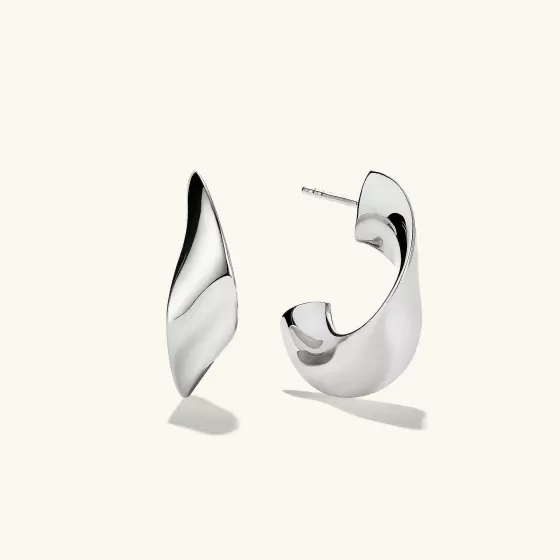 Fashion Wave Hoops Earrings
