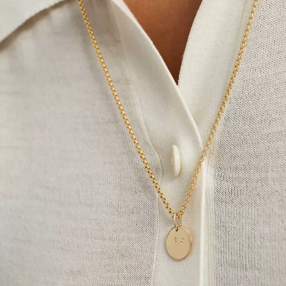 Fashion Zodiac Charm Pendant Necklaces