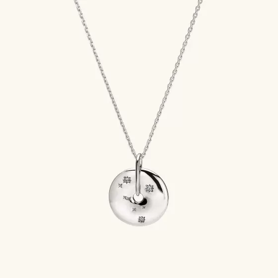 Cheap Zodiac Pendant Necklace Silver Necklaces