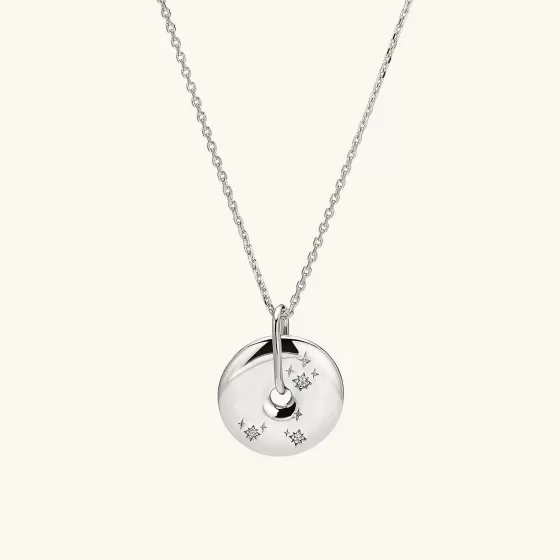 Outlet Zodiac Pendant Necklace Silver Necklaces