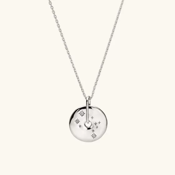 Cheap Zodiac Pendant Necklace Silver Necklaces