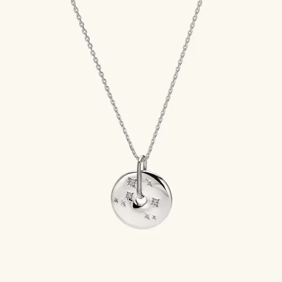 Discount Zodiac Pendant Necklace Silver Necklaces